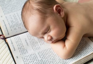 Temecula Newborn Photographer Gretchen Barros Photography Newborn on Bible