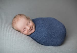 Temecula Newborn Photographer Gretchen Barros Photography Smiling Newborn