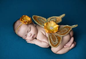 Temecula Newborn Photographer Gretchen Barros Photography Newborn Golden Butterfly