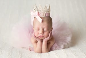 Temecula Newborn Photographer Gretchen Barros Photography Newborn in pink tutu