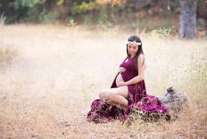 Temecula Maternity Photographer Gretchen Barros Photography Sitting Looking Down