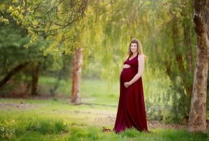 Temecula Maternity Photographer Gretchen Barros Photography Wine Dress Maternity