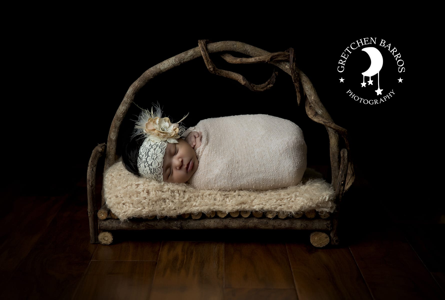 Branch bed Temecula Baby Photographer Gretchen Barros Photography