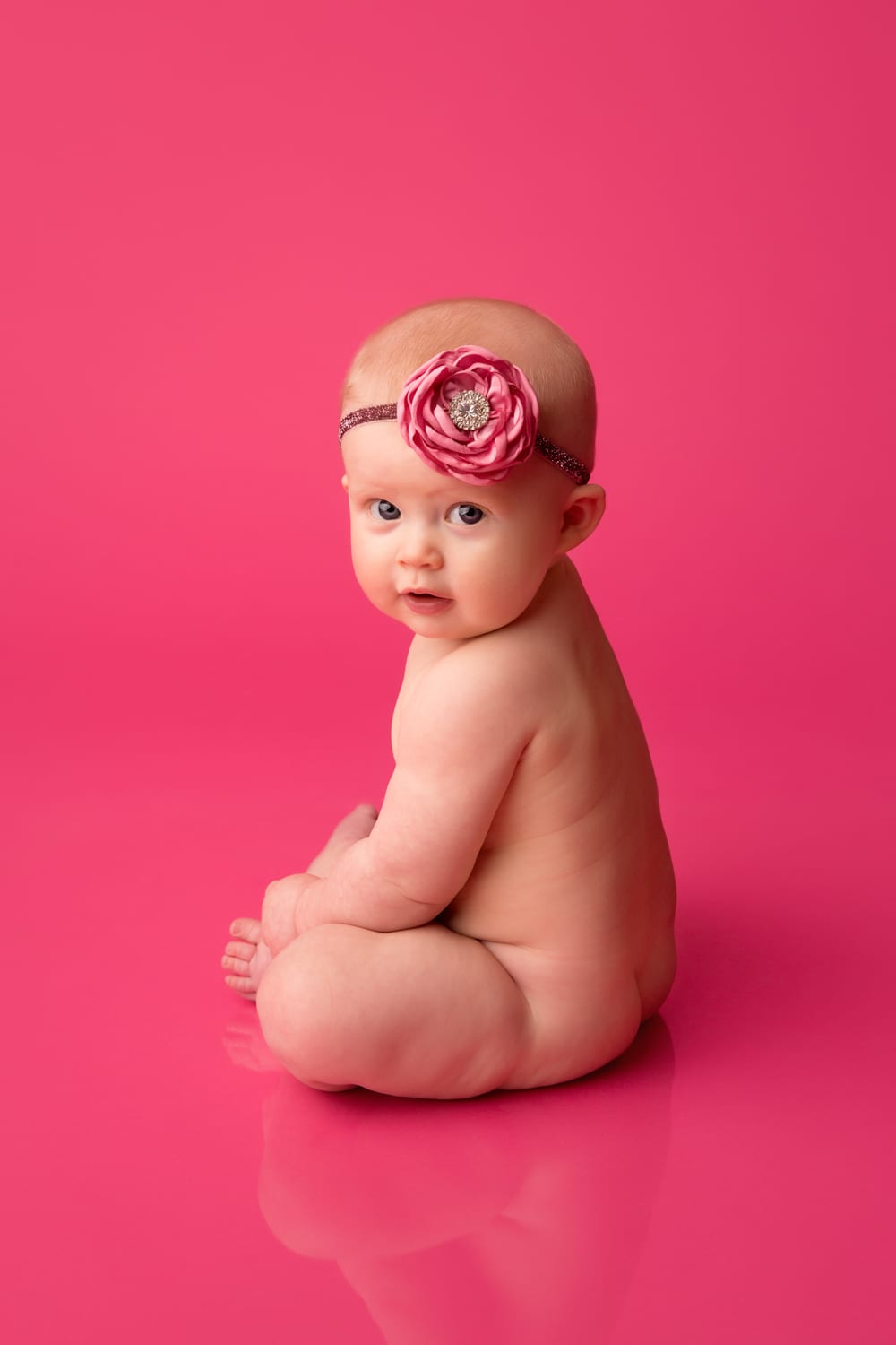 Vancouver_WA_Newborn_Photographer_Gretchen_Barros_Photography_Baby_On_Pink