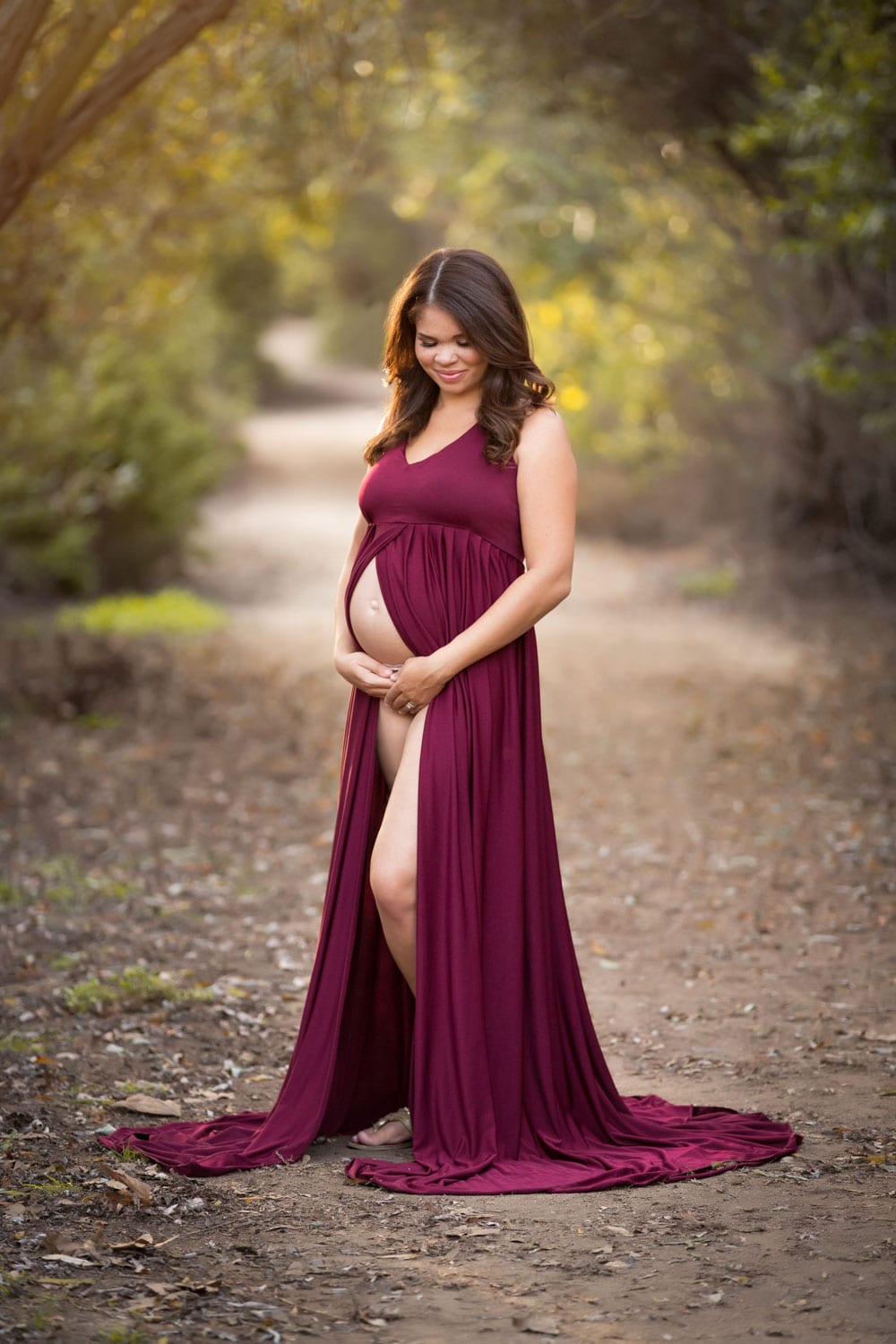 Portland_Maternity_Photographer_Gretchen_Barros_Photography_Maternity_Wine_Dress
