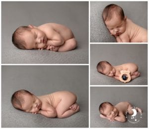 Portland Newborn Photographer Gretchen Barros Photography Taco Pose
