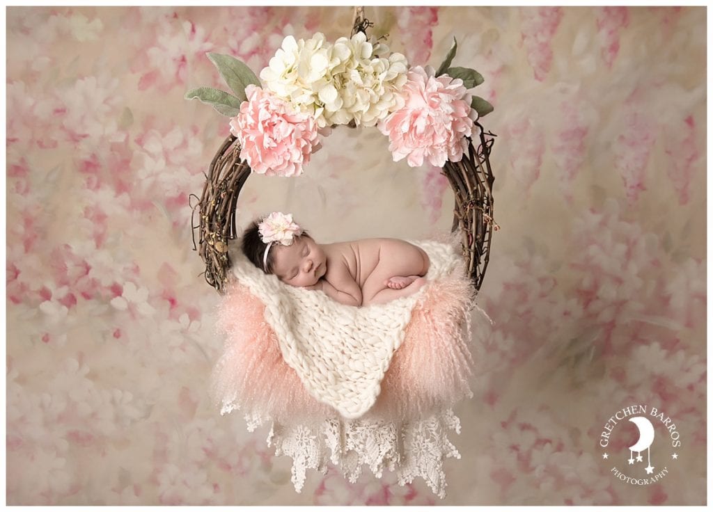  Gretchen Barros Photography Pink Floral Wreath