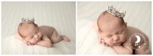 Baby Photographer Portland Newborn in Tiara